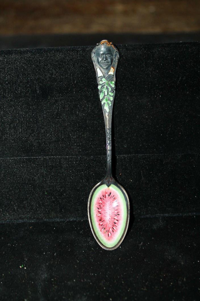 1895 Atlanta Sterling Silver Black Americana Watermelon Spoon Charles Crankshaw