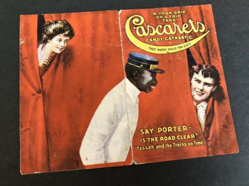 Early 1900s Cascarets Black Americana Advertising Pamphlet 4