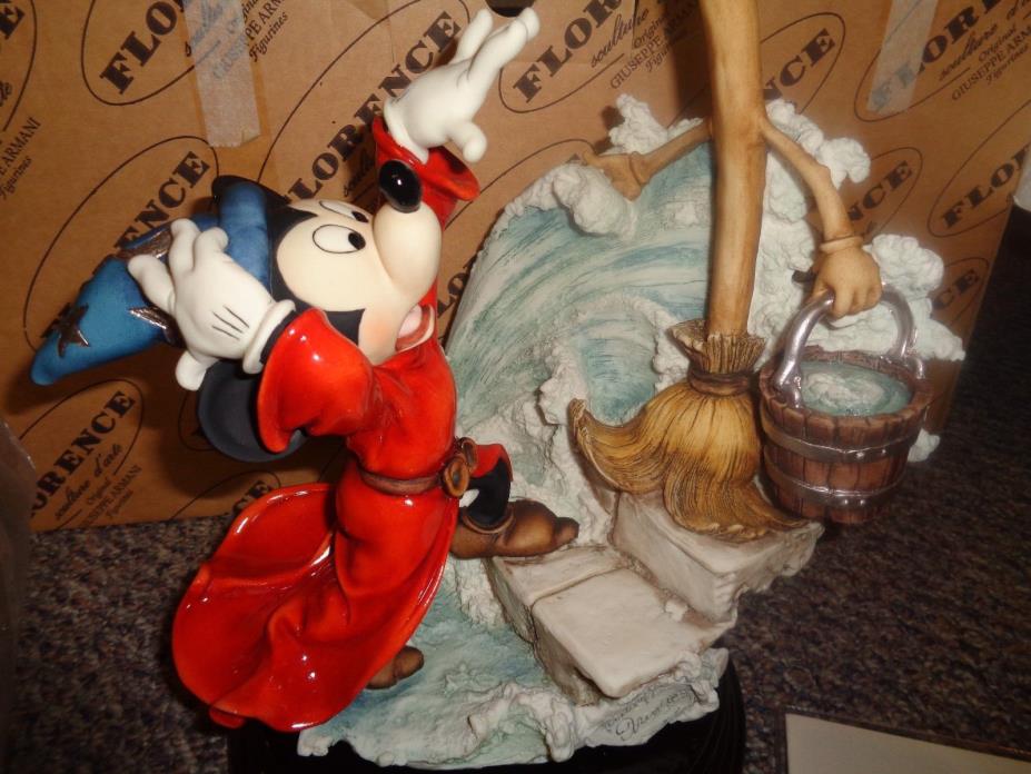 Florence Giuseppe Armani 0325C Mickey Mouse Disney Sorcerer's Apprentice NEW BOX