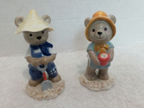 Bing & Grondahls Teddy Bear Figurines Victor & Victoria 1999