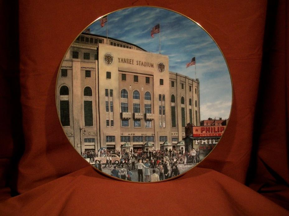 Bradford exchange Baseball Plates  Yankee Stadium 