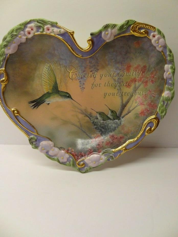 BRADFORD EXCHANGE CHERISHED TREASURES GIFTS OF YOUR HEART LIMITED EDITION PLATE