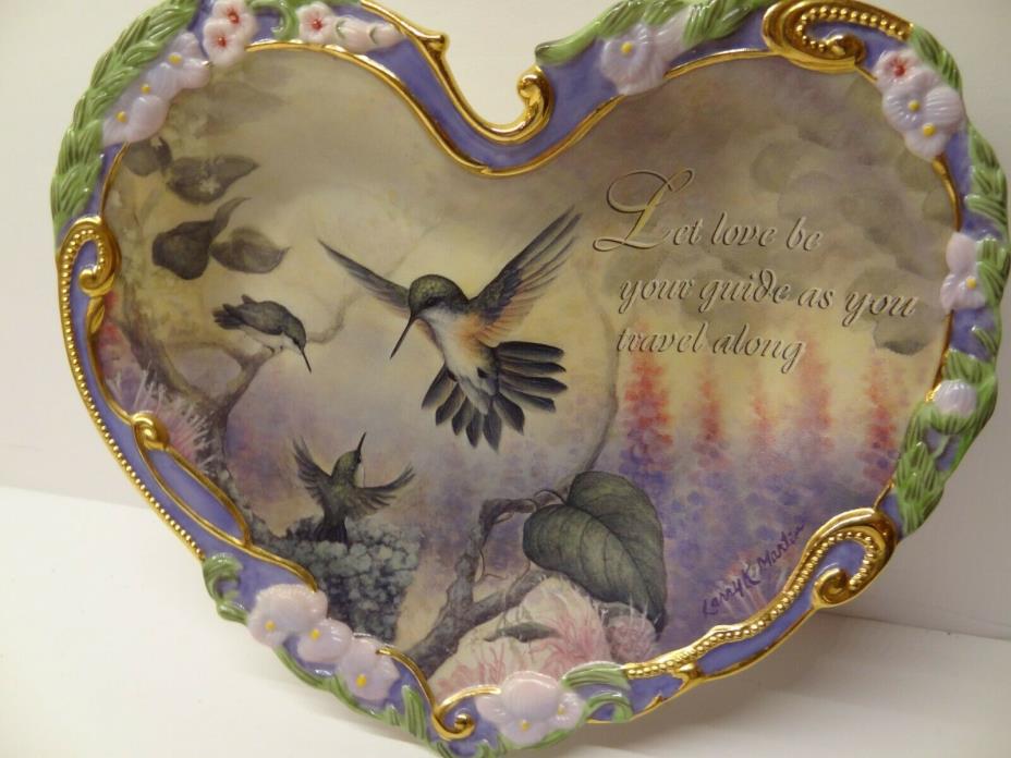 BRADFORD EXCHANGE LOVE'S GUIDANCE GIFTS OF YOUR HEART LIMITED EDITION PLATE