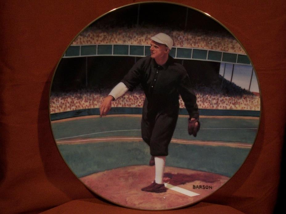 Bradford exchange Baseball Plates   Christy Mathewson