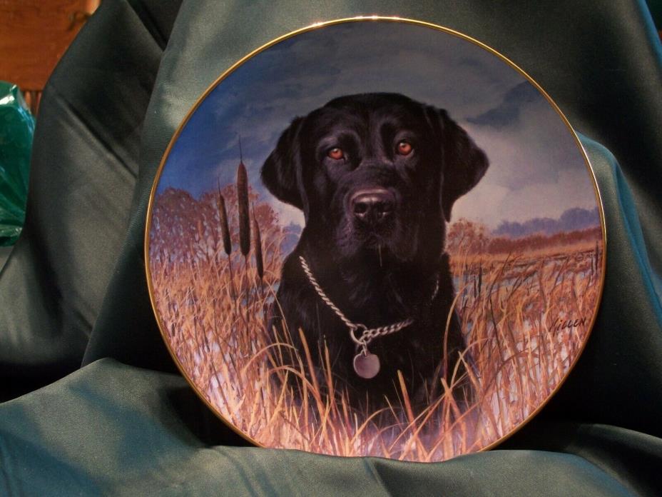 Wild Wings Plate Labador Retrievers  By Jim Killen  On Alert