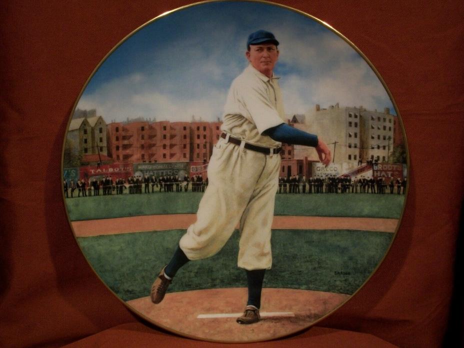Bradford Exchange Baseball Plate  Cy Young