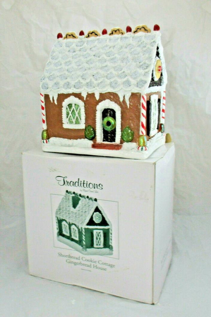 Byers Choice Traditions 2008 SHORTBREAD COOKIE COTTAGE GINGERBREAD HOUSE