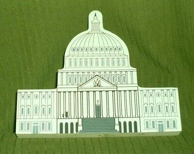 1997 The Cat's Meow Wooden United States Capitol Building