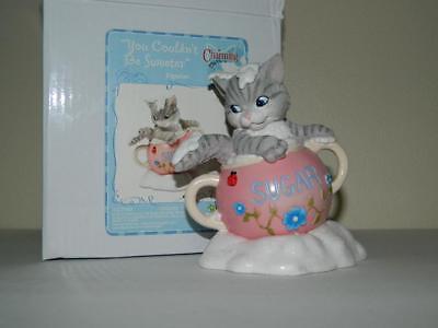 Charming Tails Purrrsonalities Kitten Figurine Tabby Cat You Couldnt Be Sweeter