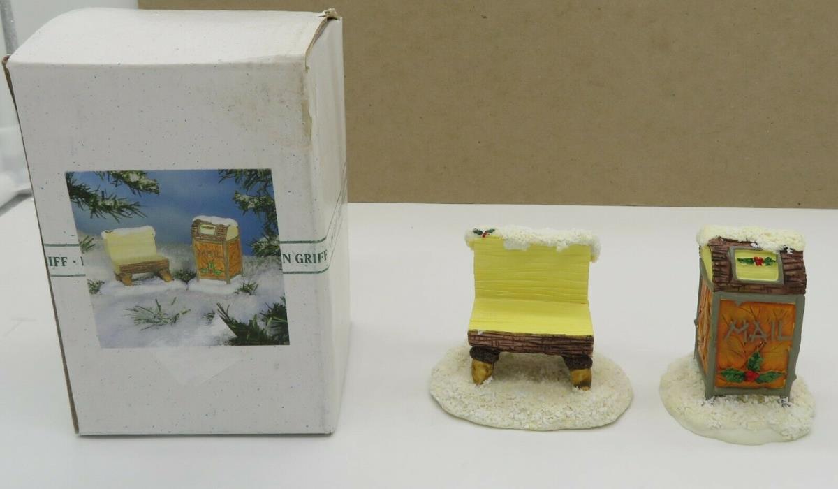 Charming Tails Mail Box Bench Accessories 87560  by Dean Griff