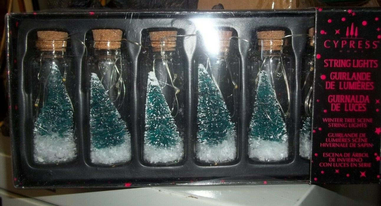 Winter Tree Scene String Lights