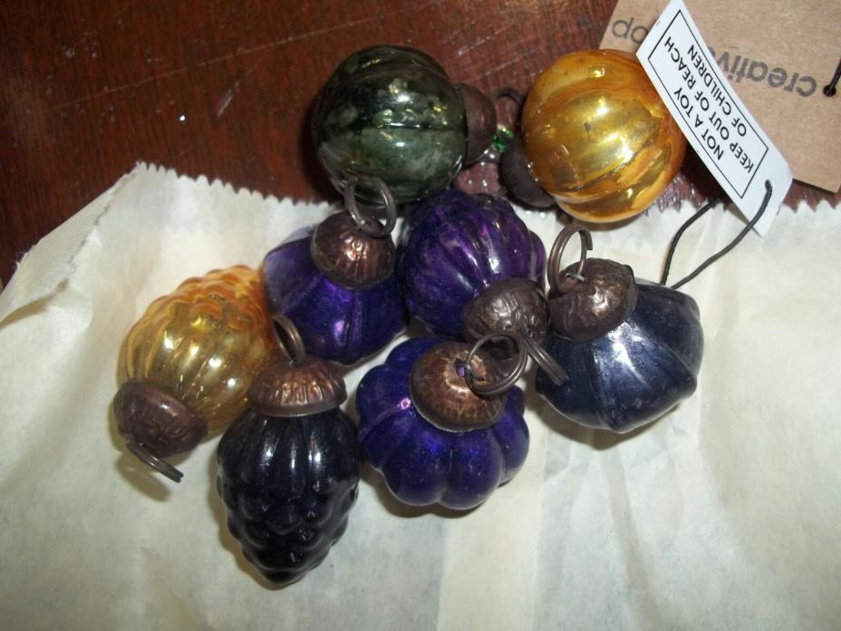 Set of 30 Glass Christmas Ornaments