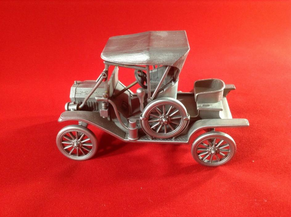 Danbury Mint Pewter 1909 Ford Model T Car