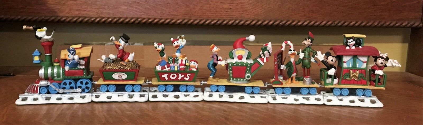 DANBURY MINT DISNEY Donald's Holiday Express Christmas Train