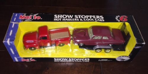 Maisto Show Stoppers Hot Haulers & Cool Cars 1948 Ford F1 Pick Up,64 Fairlane