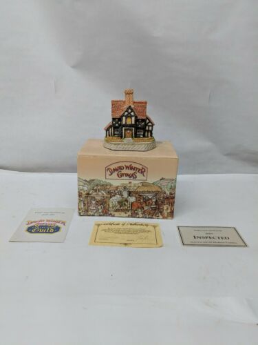 David Winter The Rectory in Original Box Excellent Condition 1993 w/ COA