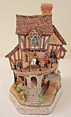 SIGNED David Winter Cottage MAD BARON FOURTHRITE'S FOLLY ~ 1992 Limited Edition