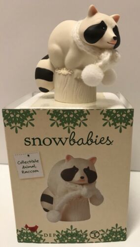 Snowbabies Raccoon Animal Figurine New In Box
