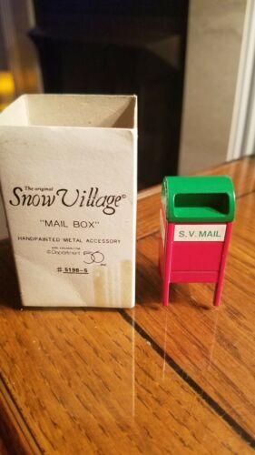 Dept 56 Snow Village MAIL BOX
