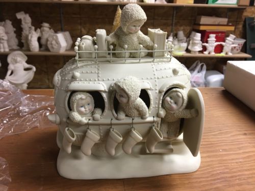 Dept 56 Snowbabies LUV 2 RV Retired 56.67911 Lighted Camper Christmas '07 In Box