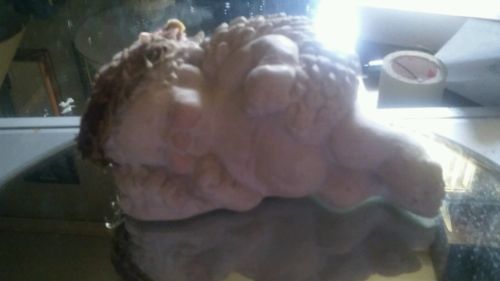 Cast Art Dreamsicles Sleeping,Wrapped in her Wings Figurine signed Kristin '97