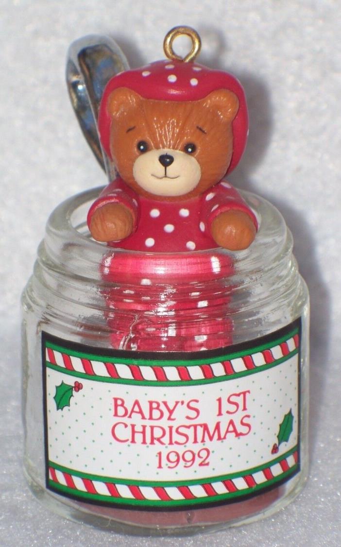 ENESCO TASTY TIDINGS BABY'S FIRST BEAR CHRISTMAS ORNAMENT