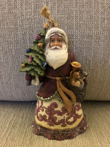 Jim Shore Victorian Santa With Tree Ornament