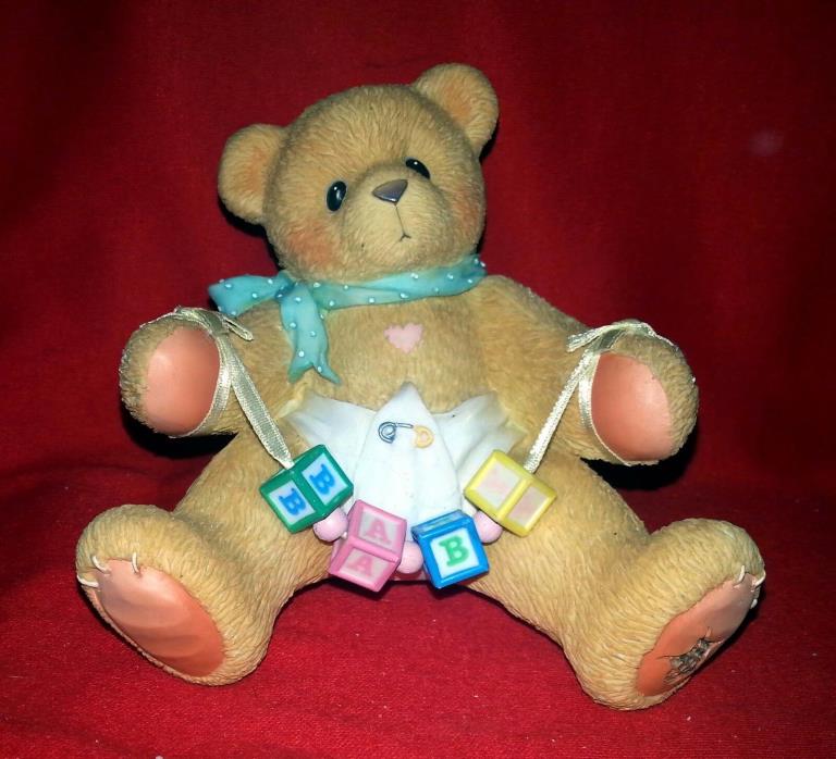 Cherished Teddies - Baby Bear with Blocks #203874 Shelf Sitter