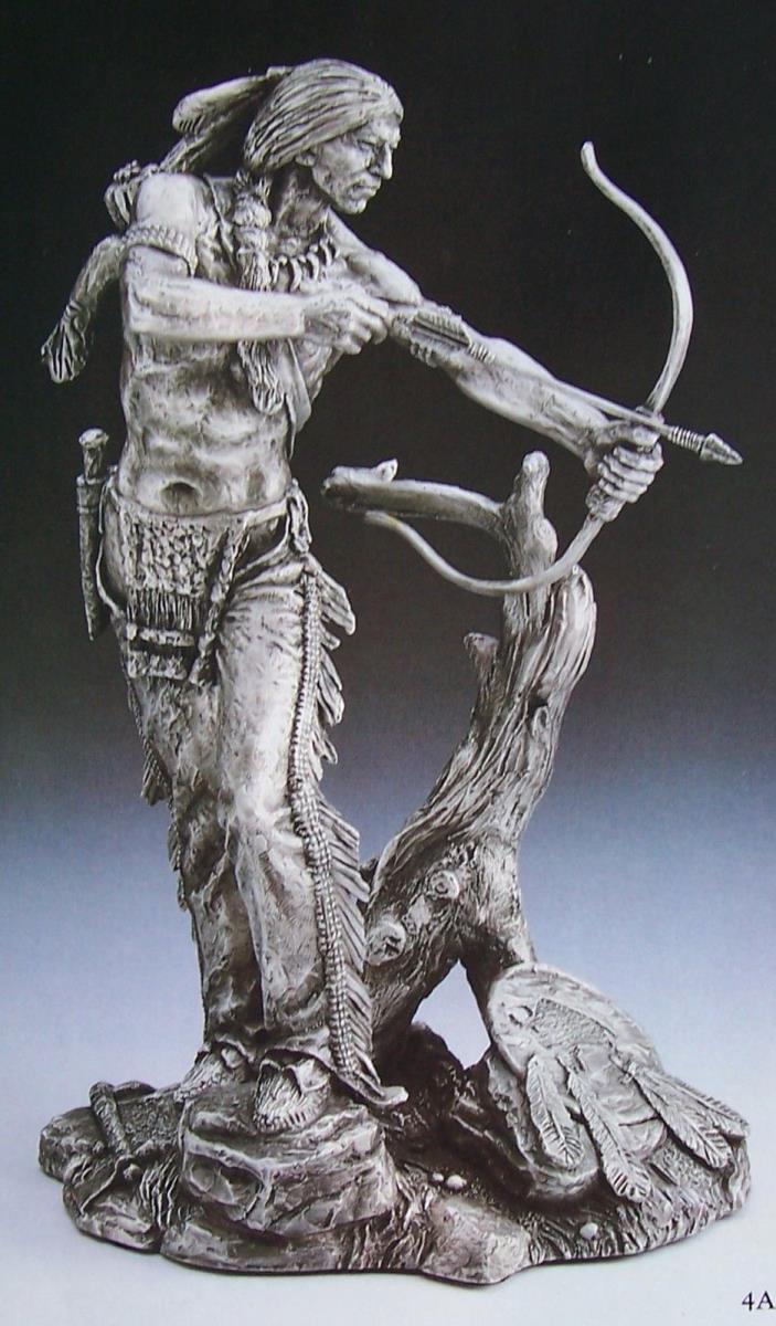FRANKLIN MINT SIOUX INDIAN HUNTER