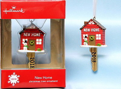 2018 Hallmark New Home Key Dated Christmas Tree Ornament Great First House Gift!
