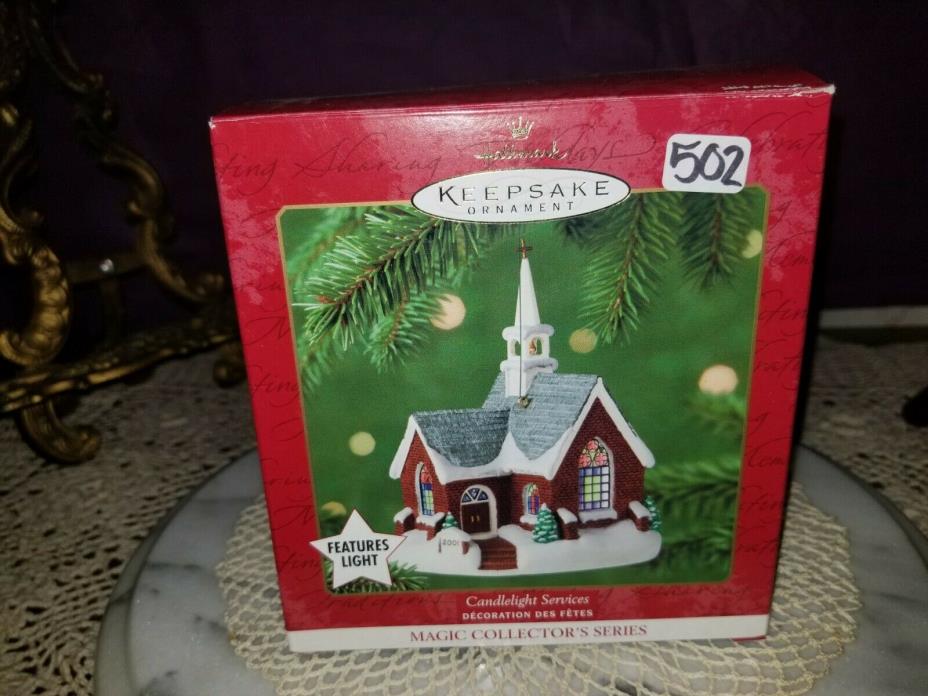 2001 Hallmark Keepsake Candlelight Services #4 Light MAGIC SERIES Ornament