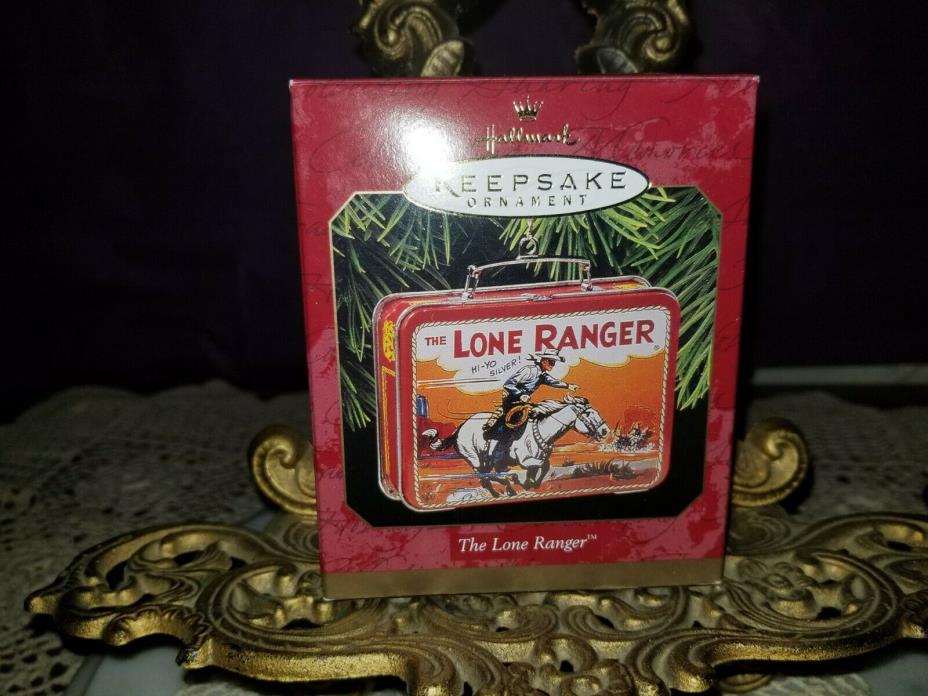 1997 The Lone Ranger Hallmark Ornament Lunch Box