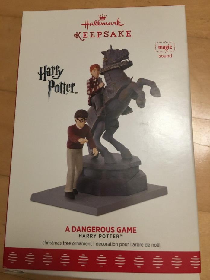 2017 Hallmark Keepsake Harry Potter A Dangerous Game Ornament w sound Brand New