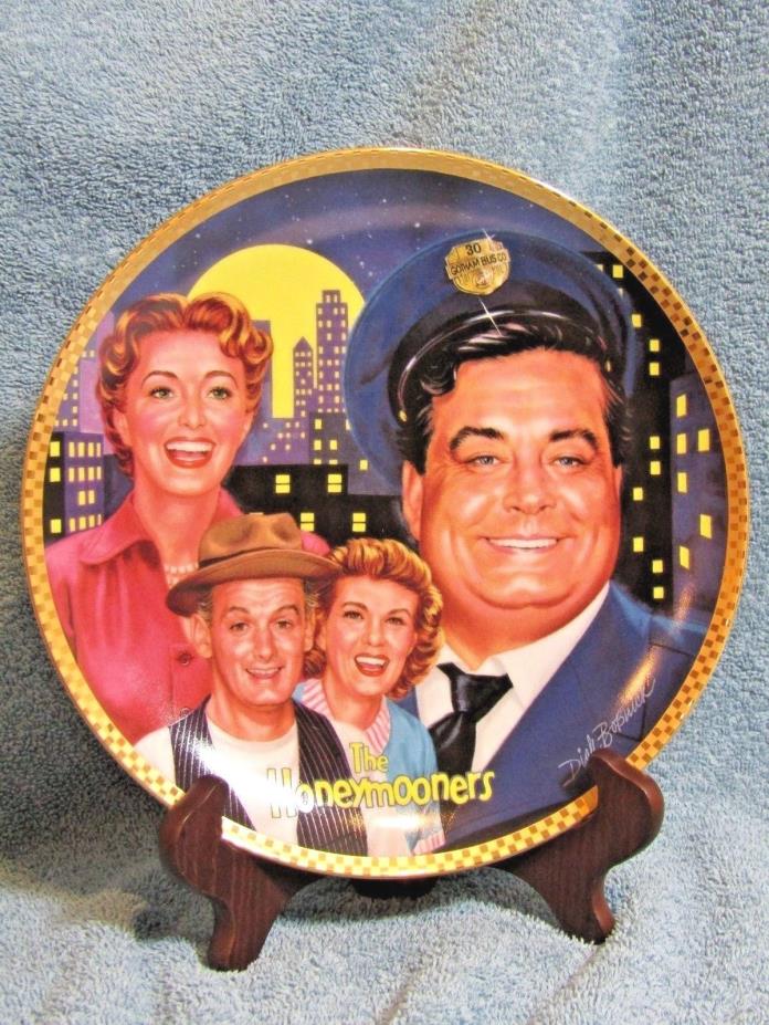 HAMILTON PLATE COMMEMORATIVE The Honeymooners  EXCELLENT GIFT QUALITY CONDITION