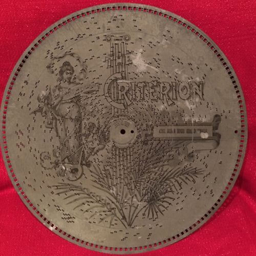 Antique Original CRITERION Music Box Disc 15.75” ROBIN HOOD GRAND FINALE