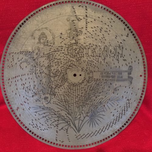 Antique Original CRITERION Music Box Disc 15.75” WEDDING MARCH MIDSUMMER NIGHTS