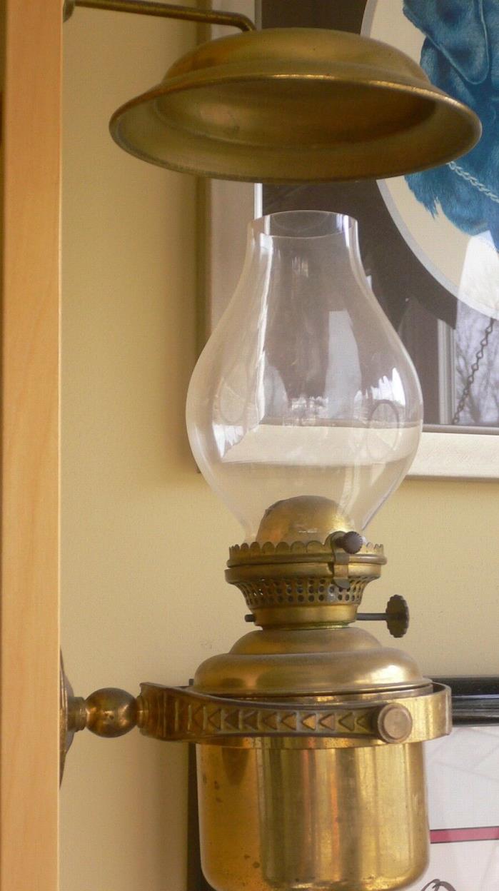 Beautiful Nautical Gimbal Oil Lamp
