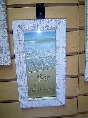 Tranquility with Dragonfly  Beach Inspirations Framed Photograph