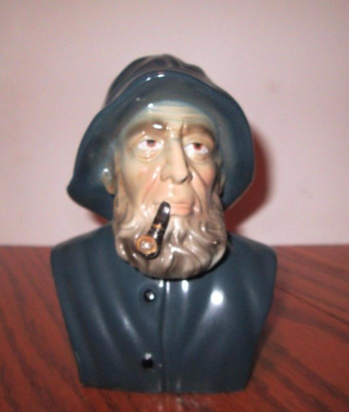 Vintage Ceramic/Porcelain Sea Captain Bust * Portugal