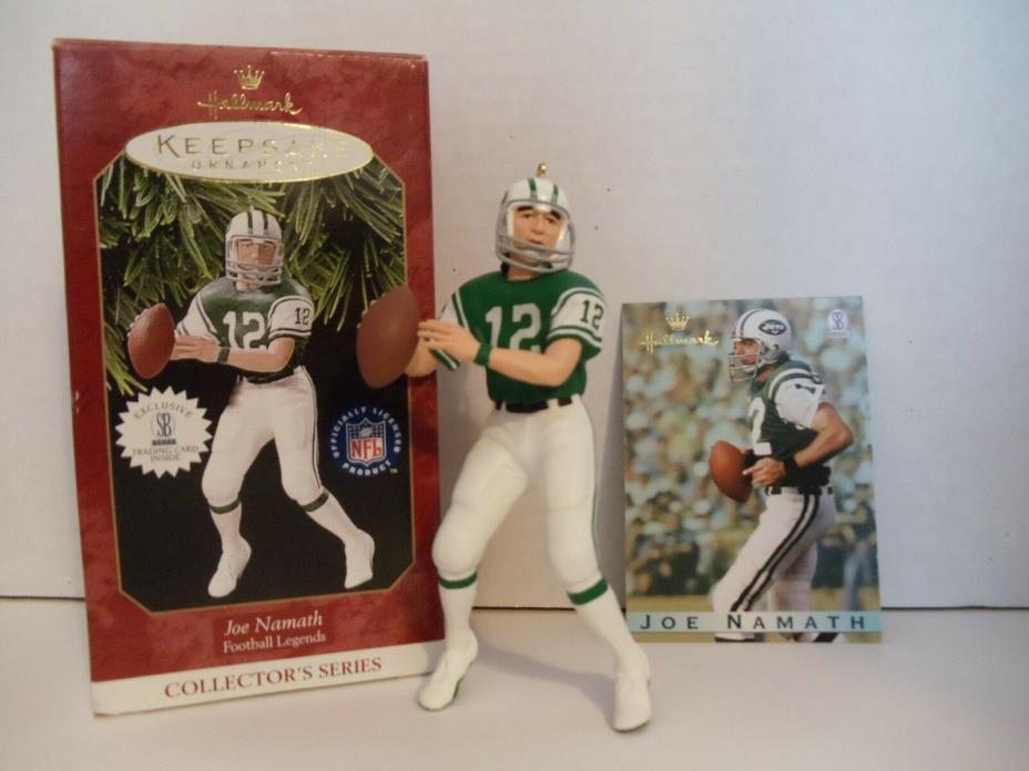 1997 Hallmark Keepsake New York Jets Joe Namath NFL Christmas Ornament