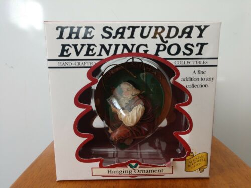 The Saturday Evening Post Collectible Ornament Norman Rockwell Vintage 1998