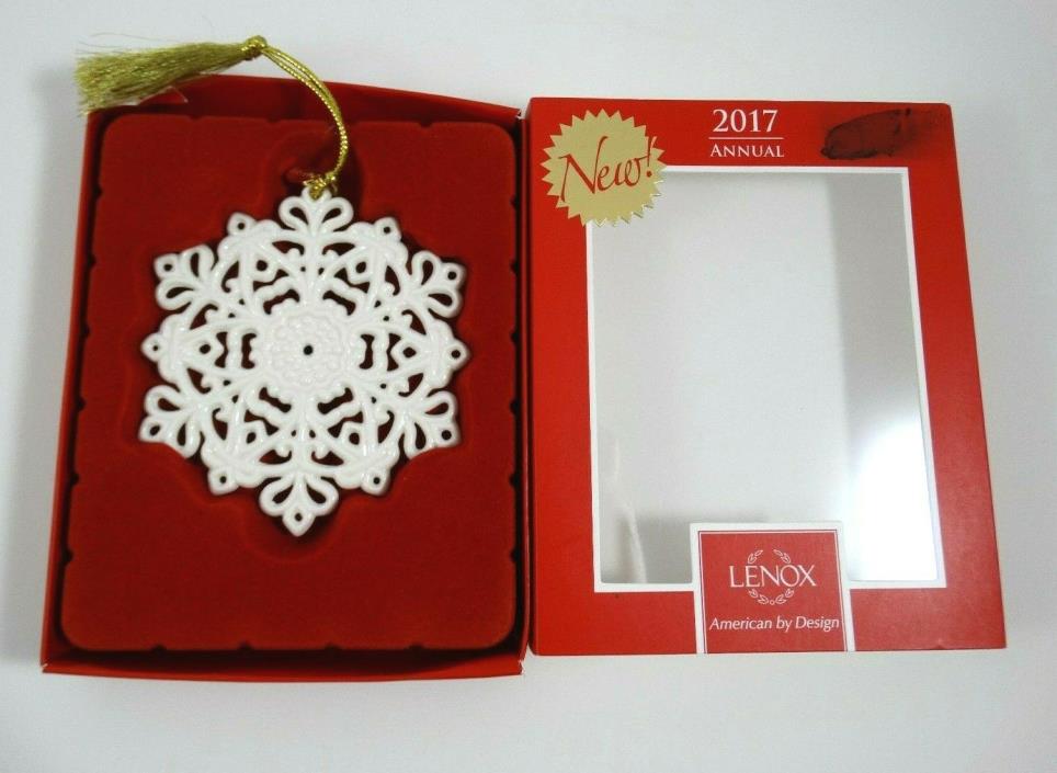 Lenox Snow Fantasies Snowflake Ornament 2017