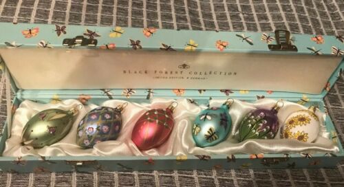 Black Forest Collection Galerie Egg Ornaments Limited Ed Collection 6 MINT COND!