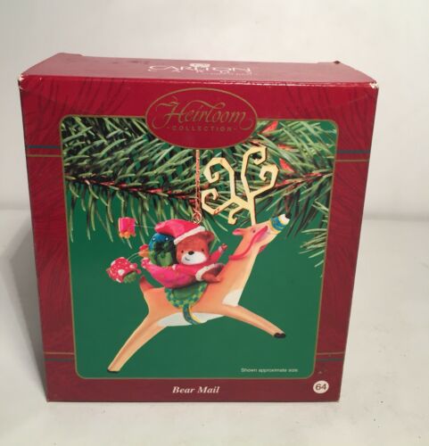 Carlton Cards Heirloom Collection Christmas Ornament - BEAR MAIL