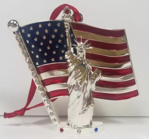 Harvey Lewis Ornament Flag Statue of Liberty 3