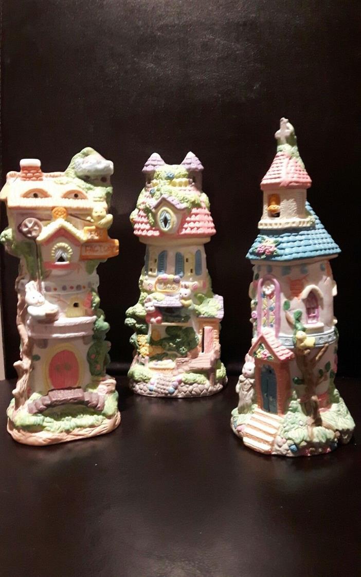 original boxes Cottontale cottages candy shop church egg factory Bunny Easter