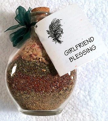 Unique GIRLFRIEND BLESSING HERBAL INTENTION BOTTLE