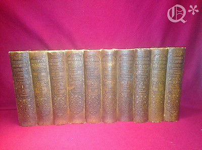 1921 COLLIERS NEW ENCYCLOPEDIA SET 10 Volumes