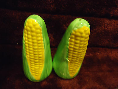 EAR OF CORN SALT & PEPPER SHAKERS....APPROX 4