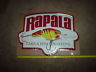 LARGE RAPALA (TAKE A FISH BOATING) EMBOSSED METAL SIGN - NEW